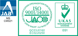 ISO9001／ISO14001取得