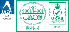 ISO9001／ISO14001取得